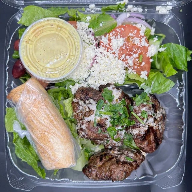 Kafta Kabob Salad.