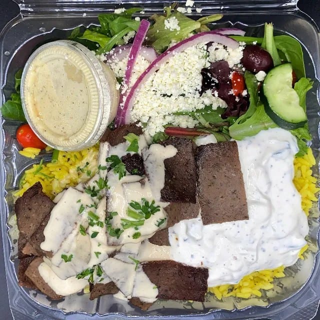 Special Beef & Lamb Gyro Plate.