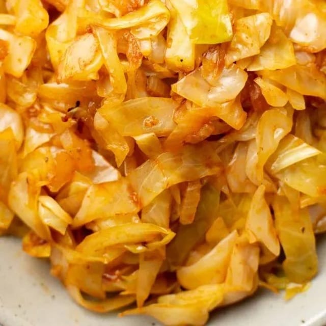 Sautéed Cabbage.