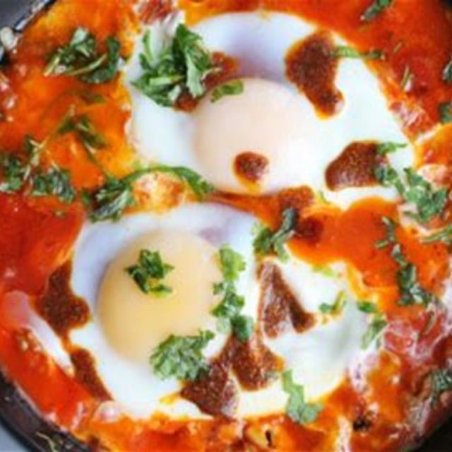 Moroccan eggs.