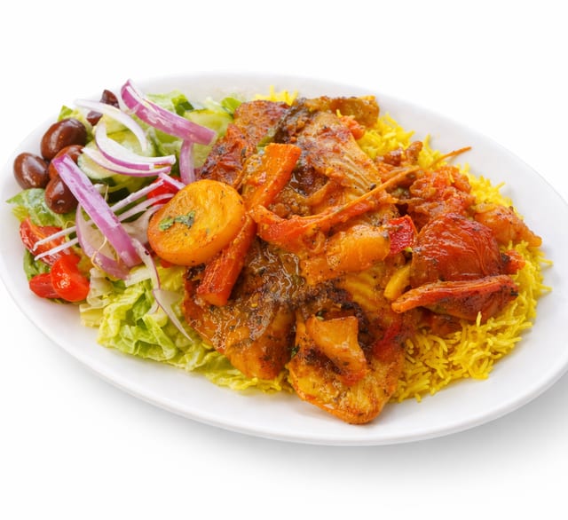 Broiled Salmon Tagine.