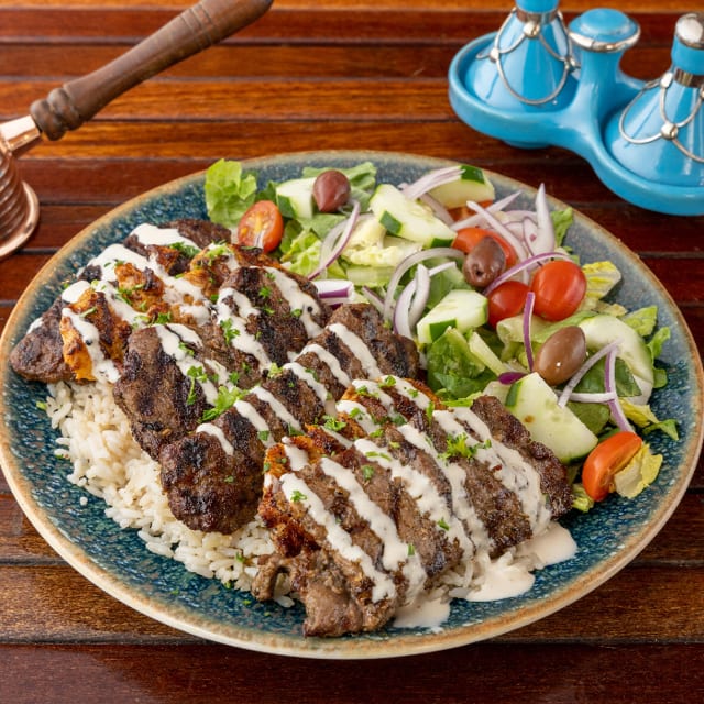 Deluxe Kabob Plate.